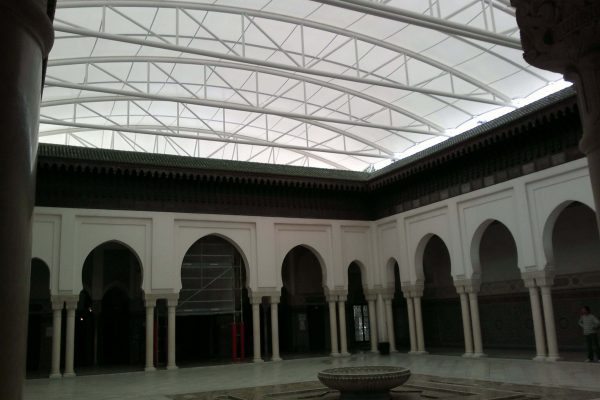 Couverture amovible en toile de La Grande Mosquée de Paris