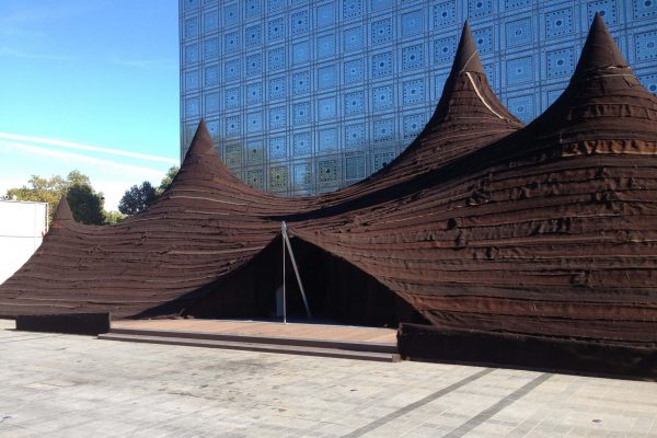 Tente Marocaine en toile à l'institut du Monde Arabe à Paris