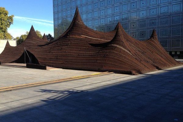 Tente Marocaine en toile à l'institut du Monde Arabe à Paris