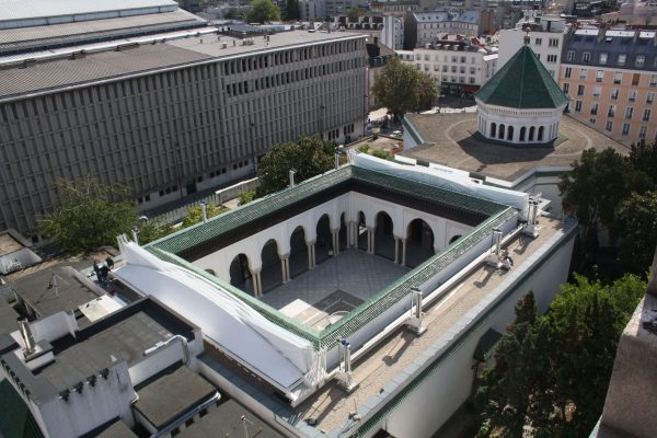 Couverture amovible en toile de La Grande Mosquée de Paris