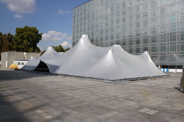 Tente Marocaine en toile à l'institut du Monde Arabe à Paris