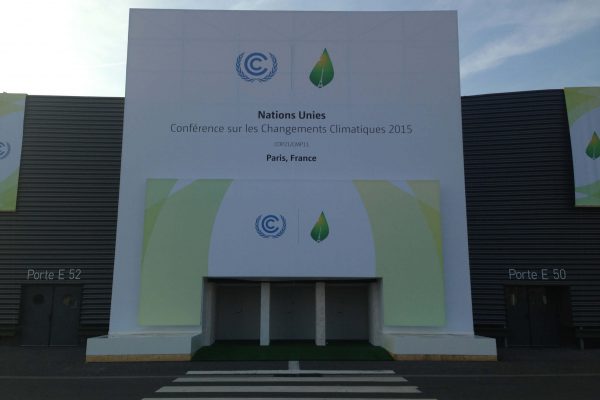 Façade En toile de la COP21